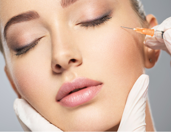 Tear trough treatment under the eyes